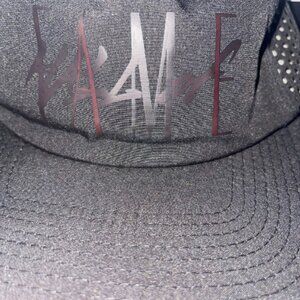 Hall Of Fame Mesh Buckle Back Hat Cap Black Men’s One Size Adjust